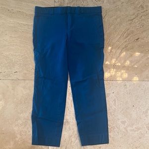 Banana Republic Blue Sloane Fit Cropped Pants Size 6
